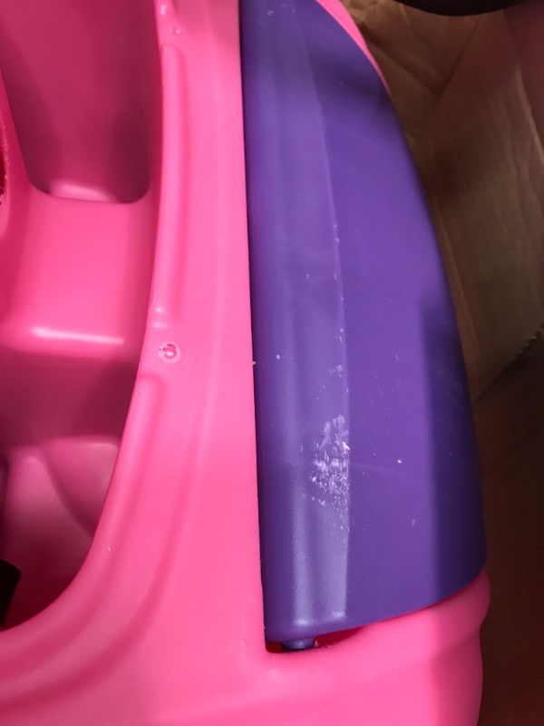 Photo 4 of **DAMAGED** Step2 Whisper Ride II Kids Push Ride-On Car Buggy w/ Pull Handle and Horn, PINK