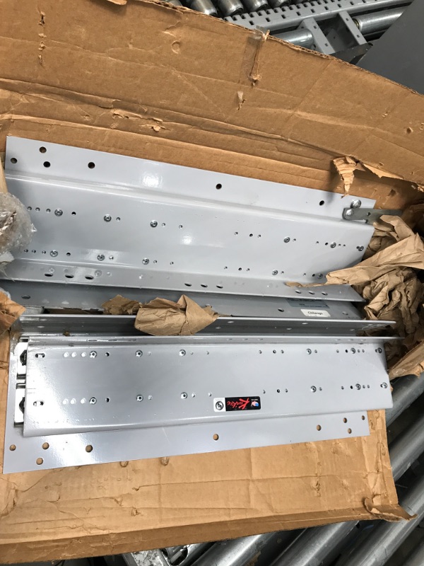 Photo 1 of **MISSING HARDWARE**MINOR DAMAGE** Kwikee 905966000 400 lbs Capacity Heavy Duty Slide RV Cargo Tray Right Side Latch - 22" Rails,Grey