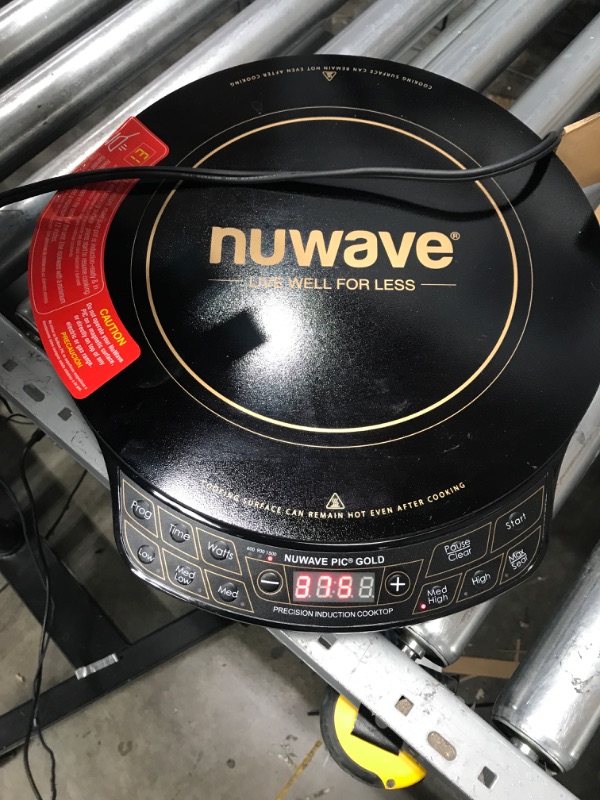 Photo 2 of **MISSING CASE**   NUWAVE Gold Precision Induction Cooktop, 900, and 1500 Watts, 12” Heat-Resistant Cooking Surface & Carrying Case for Precision Induction Cooktop, Insulated & Water Resistant Cooktop + Case