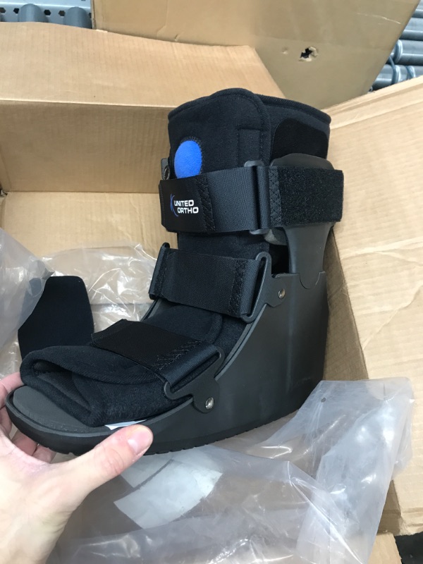 Photo 2 of **NEW**   United Ortho Short Air Cam Walker Fracture Boot, Extra Large, Black Black Extra Large Boot