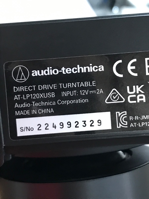 Photo 7 of Audio-Technica AT-LP120XUSB-BK Direct-Drive Turntable (Analog & USB), Fully Manual, Hi-Fi, 3 Speed, Convert Vinyl to Digital, Anti-Skate and Variable Pitch Control Black