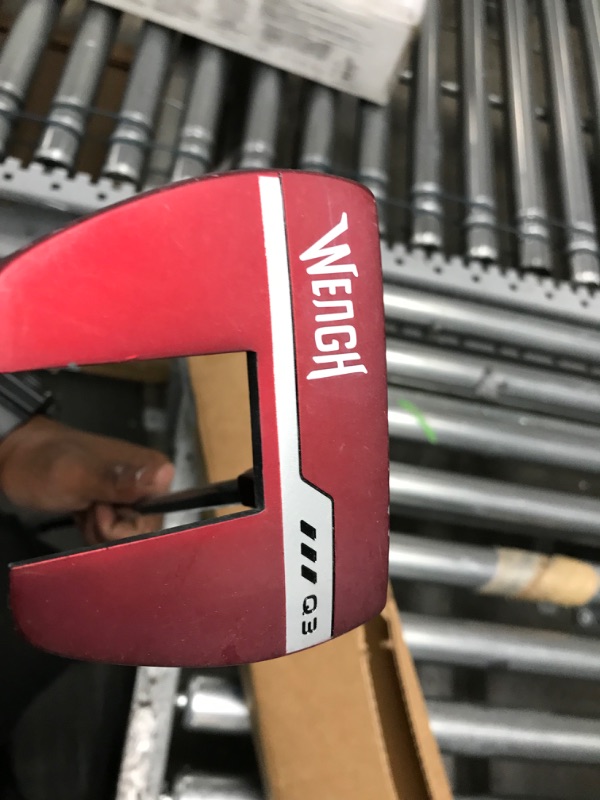 Photo 5 of WENGH Golf Putter Right Handed for Men and Women with CNC Milled Face Available Two Colors -red and black-34 inches