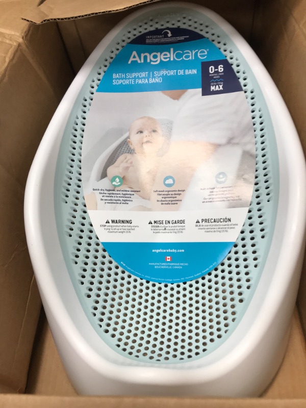 Photo 2 of Angelcare Baby Bath Support (Aqua) | Ideal for Babies Less than 6 Months Old