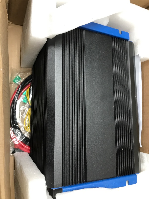 Photo 1 of 24V 4000 Watt Pure Sine Wave Power Inverters DC to AC 110V 120V with 4 AC Sockets Dual USB Ports Type-C Port AC Terminal Blocks LCD Display Remote Controller for Home RV Solar System Car 24V-4000W