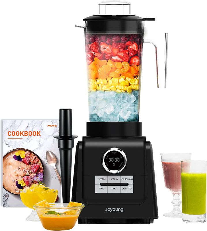 Photo 1 of ***TESTED/ POWERS ON***JOYOUNG Blender with LED Screen 5 Programs, 68oz Blender for Shakes and Smoothies, 1300W 10 Speeds Smoothie Blender
