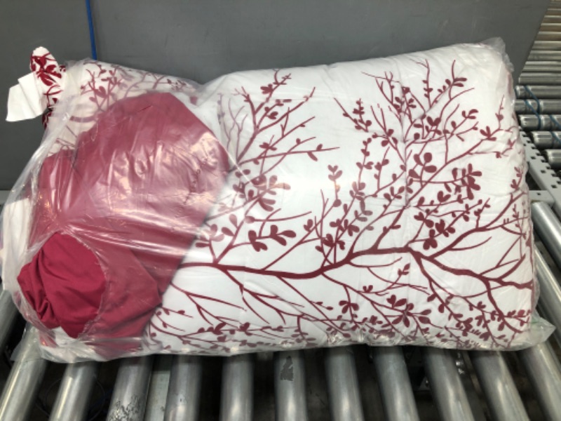 Photo 1 of Spirit Linen Beauiful and Cozy Comforter Set Bedding Collection Baby Soft Texture Plush Bed Blanket Comforters (Burgundy, King) King Burgundy