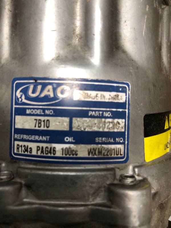 Photo 3 of UAC CO 4623C A/C Compressor