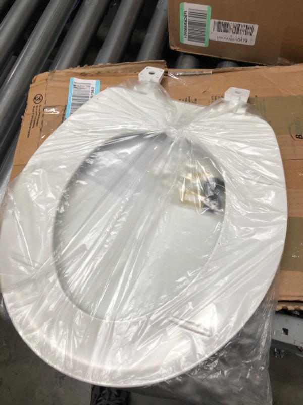 Photo 1 of BEMIS 70 000 Toilet Seat, ROUND, Plastic, White