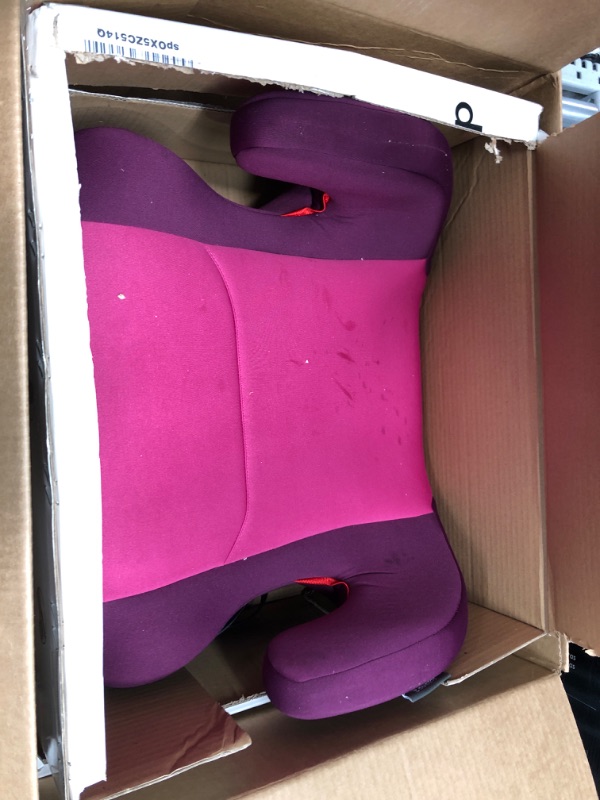 Photo 2 of Diono Solana 2 XL, Dual Latch Connectors, Lightweight Backless Belt-Positioning Booster Car Seat, 8 Years 1 Booster Seat, Pink 2019 LATCH Connect Single Pink ***Damaged due to prior use.***