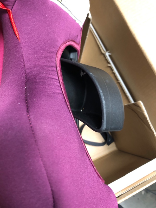 Photo 3 of Diono Solana 2 XL, Dual Latch Connectors, Lightweight Backless Belt-Positioning Booster Car Seat, 8 Years 1 Booster Seat, Pink 2019 LATCH Connect Single Pink ***Damaged due to prior use.***