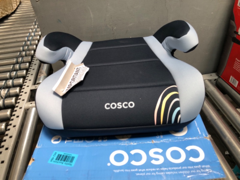 Photo 2 of Cosco Topside Backless Booster Car Seat, Lightweight 40-100 lbs, Rainbow