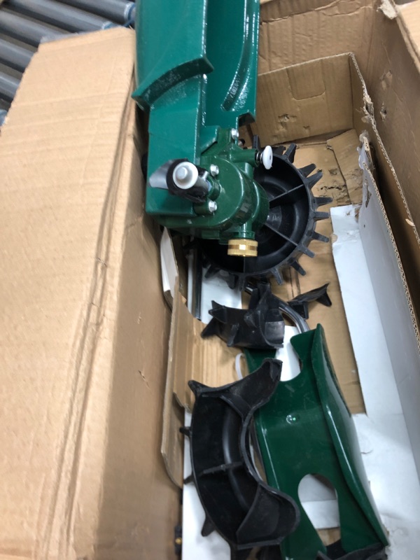 Photo 2 of **DAMAGED** MISSING PARTS** Orbit 58322 Traveling Sprinkler, Green(Pack of 1)
