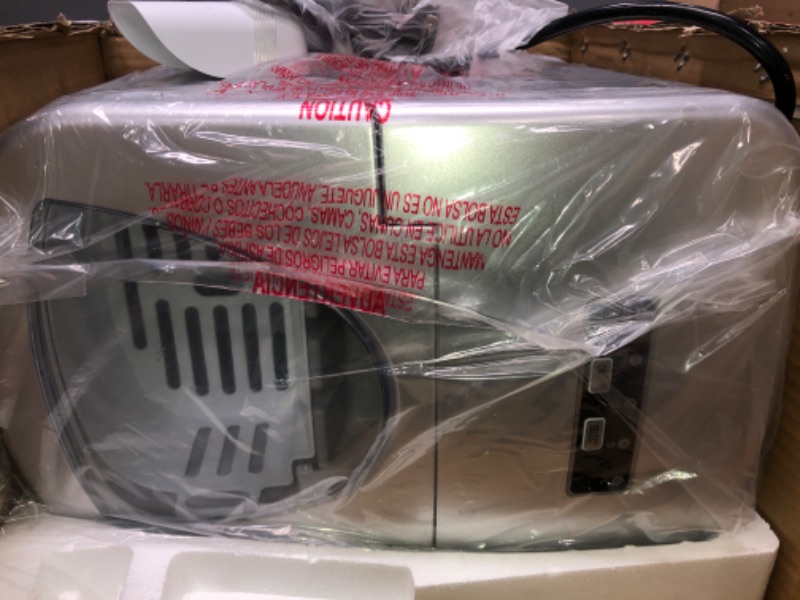 Photo 2 of (PARTS ONLY)Frigidaire EFIC117-SS 26 Pound Ice Maker, 26 lbs per day, Stainless