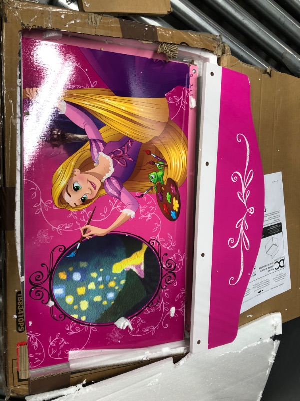 Photo 3 of Delta Children Deluxe Toy Box, Greenguard Gold Certified, Disney Princess