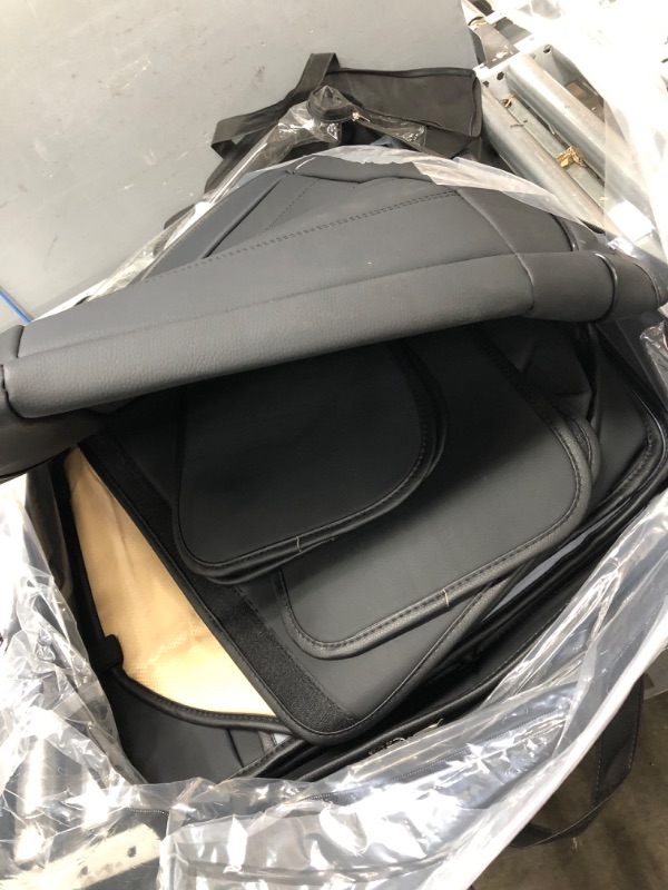 Photo 4 of Leather Car Seat Covers (Black Full Set)