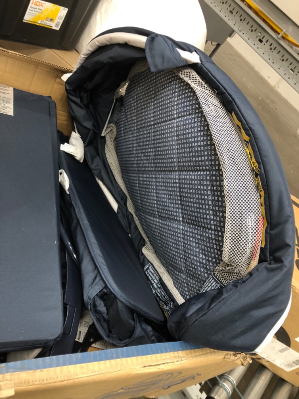 Photo 1 of Graco Pack 'n Play Travel Dome LX Playard | Includes Portable Bassinet, Full-Size Infant Bassinet, and Diaper Changer, Leyton w/ Raised Mode Leyton