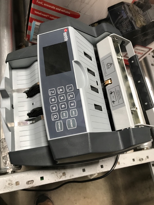 Photo 2 of (PARTS ONLY)Cassida 6600 UV/MG – USA Business Grade Money Counter with UV/MG/IR Counterfeit Detection – Top Loading Bill Counting Machine w/ ValuCount™, Add and Batch Modes – Fast Counting Speed 1,400 Notes/Min UV/MG Counterfeit Detection Machine