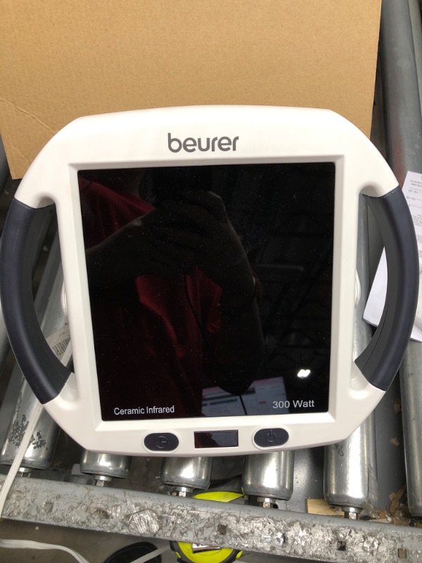 Photo 2 of Beurer IL50 Infrared Heat Lamp, Red Light Heat Device (Portable), for Muscle Pain and Pain Relief, for Cold Relief, Improves Blood Circulation, 300W, Safety-Features