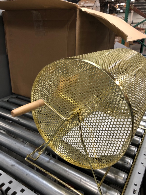 Photo 1 of MIDWAY MONSTERS Brass Raffle Spinning Drum| Spinning Raffle Box for Bingo Balls, Chips, Tickets| Medium Drum & 4000 Tickets