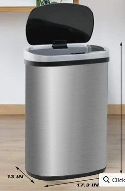 Photo 1 of Garbage Can 13 Gallon 50 Liter Kitchen Trash Can
