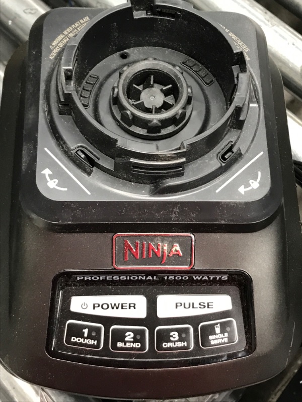 Photo 2 of Ninja BL770 Mega Kitchen System, 1500W, 4 Functions for Smoothies, Processing, Dough, Drinks & More, with 72-oz.* Blender Pitcher, 64-oz. Processor Bowl, (2) 16-oz. To-Go Cups & (2) Lids, Black BL770 Black