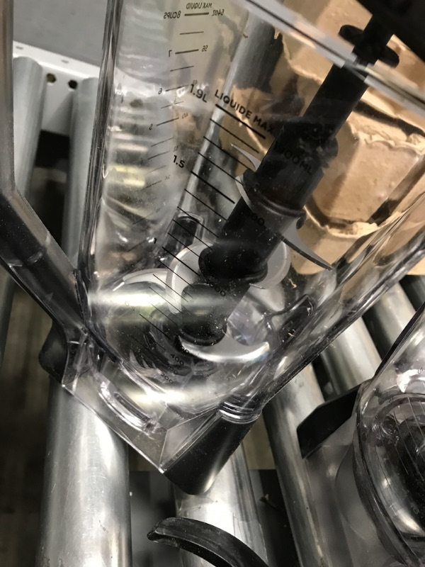 Photo 5 of Ninja BL770 Mega Kitchen System, 1500W, 4 Functions for Smoothies, Processing, Dough, Drinks & More, with 72-oz.* Blender Pitcher, 64-oz. Processor Bowl, (2) 16-oz. To-Go Cups & (2) Lids, Black BL770 Black