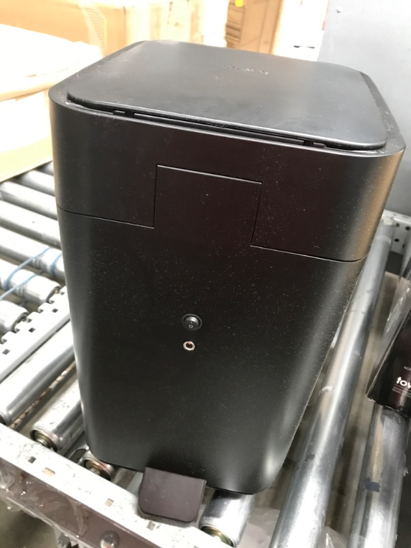 Photo 1 of TOWNEW T1S Self-Sealing and Self-Changing 4.1 Gallon Trash Can | Automatic Open Lid and Motion Sense Activated Garbage Bin | Smart Home Electric Trash Cans, Black, Large Black T1