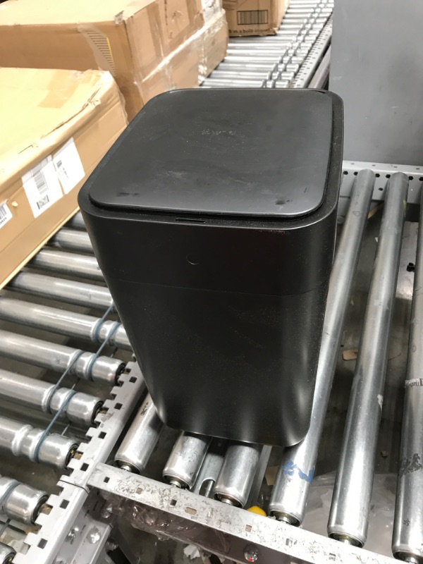 Photo 1 of TOWNEW T1S Self-Sealing and Self-Changing 4.1 Gallon Trash Can | Automatic Open Lid and Motion Sense Activated Garbage Bin | Smart Home Electric Trash Cans, Black, Large Black T1