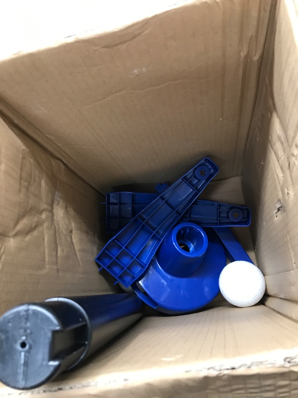 Photo 1 of Franklin Sports Baseball Pitching Machine - Adjustable Baseball Hitting & Fielding Practice Machine For Kids - with 6 Baseballs - Great For Practice,Blue