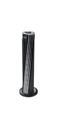 Photo 1 of Vornado 143 Whole Room Air Circulator Tower Fan with Timer and Remote Control, 29", Black & Duo Small Room Tower Air Circulator Fan 143 – 29" Tower Fan + S Tower Fan