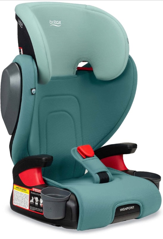 Photo 1 of Britax Highpoint Backless Belt-Positioning Booster Seat, SafeWash Green Ombre