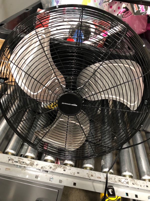 Photo 2 of ***Does not turn on.***
AmazonCommercial HVF20-SP Industrial Fan, 20", Black