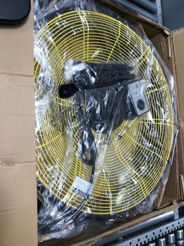 Photo 2 of ***BRAND NEW***
VAGKRI 24 Inch Industrial Drum Fan, 320W High Velocity Floor Fan, 3 Speed Heavy Duty Metal Air Circulator, 360° Tilt with Casters Handle ETL Standard for Patios, Warehouse, Commercial, Basement