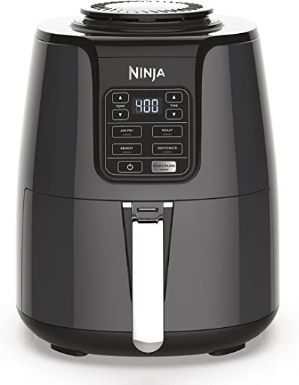 Photo 1 of Ninja AF101 Air Fryer that Crisps, Roasts, Reheats, & Dehydrates, for Quick, Easy Meals, 4 Quart Capacity, & High Gloss Finish, Black/Grey