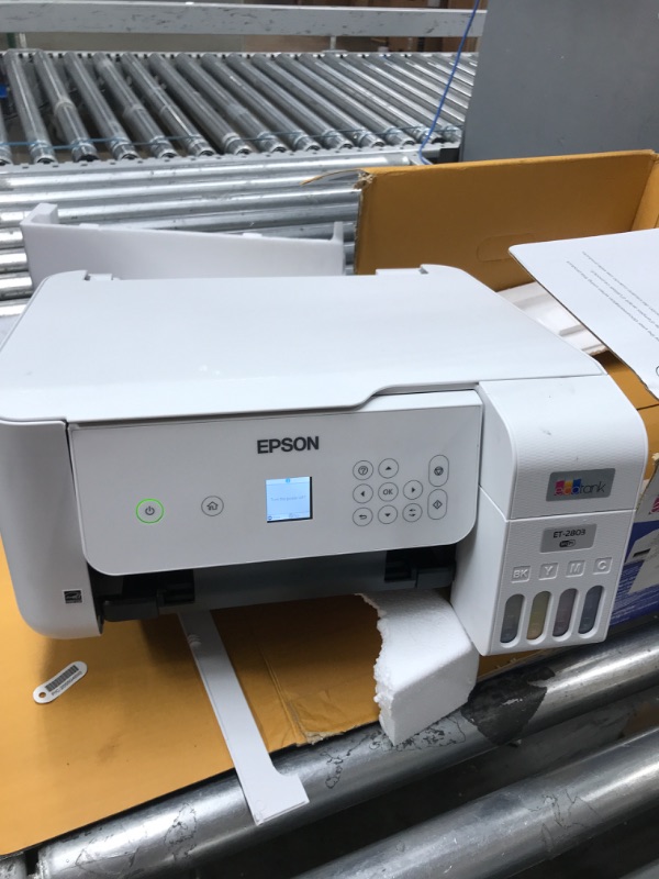 Photo 2 of Epson EcoTank ET-2803 Wireless Color All-in-One Cartridge-Free Supertank Printer with Scan, Copy and AirPrint Support