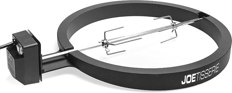 Photo 1 of Kamado Joe KJ-TISSERIENA JoeTisserie Rotisserie Grill Accessory for Classic Joe Grills,Black
