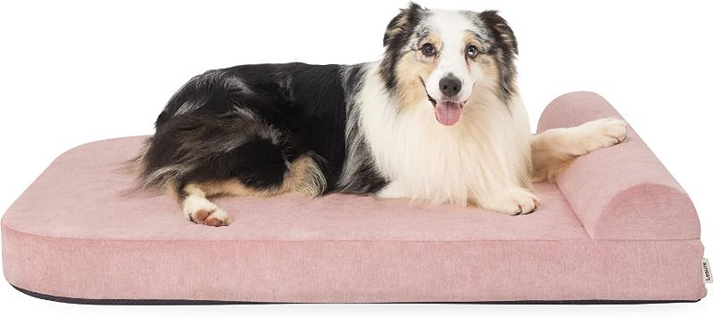 Photo 1 of 
Lesure Orthopedic Dog Beds for Extra Large Dogs, XL Memory Foam Dog Bed Pillow with Removable Washable Cover and Anti-Slip Bottom, Waterproof Liner Included...
Size:X-Large
Color:Pink(Bed)