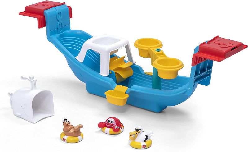 Photo 1 of 
Step2 Nautical Rain Showers Bath Set | Bath Boat with Bath Toys, Blue