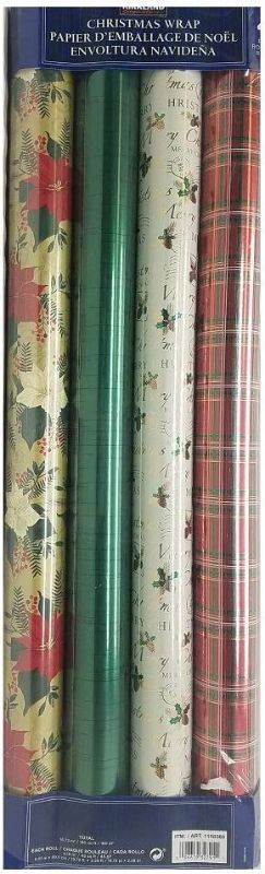 Photo 1 of 
Photo Reference Only*****Kirkland Christmas | Holiday | Gift Wrap Paper | Set of 4 WrapPaper | 180 Sq Feet