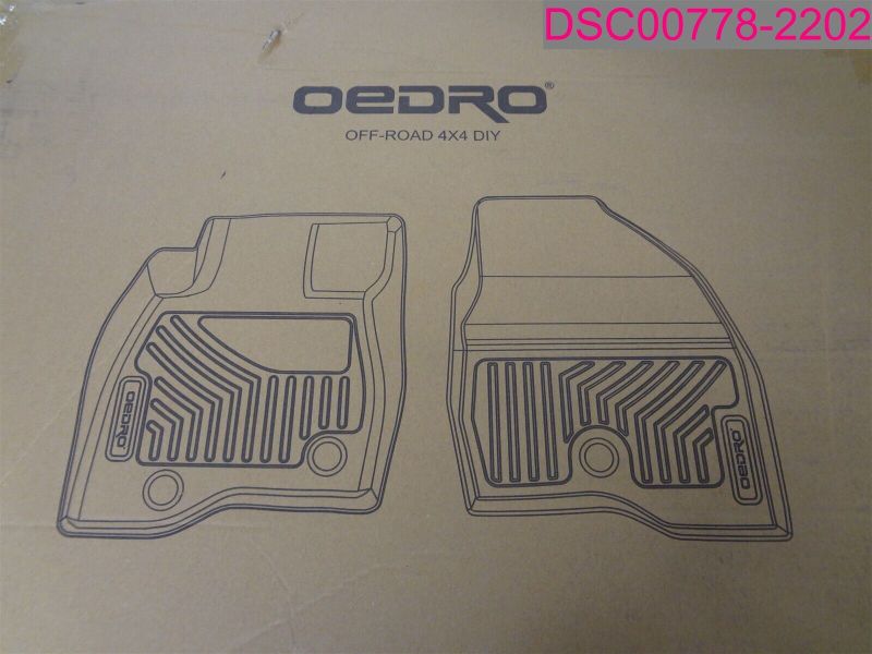 Photo 1 of 1 Set; OEDRO Floor Mats EO1001W012 Off-Road 4X4 DIY Black
