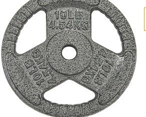 Photo 1 of 
BalanceFrom Cast Iron Plate Weight Plate for Strength Training and Weightlifting, Olympic or Standard