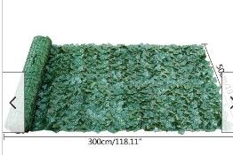 Photo 1 of 1x Green Artificial Palm Leaf Mat Wall Hedge Decor Privacy Fence Panel Grass