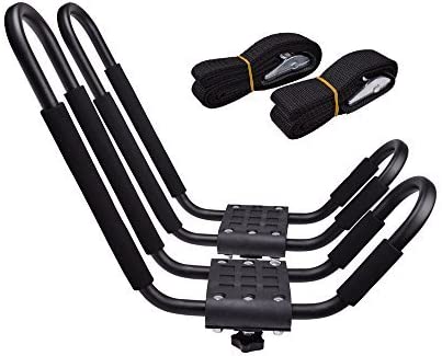 Photo 1 of 
TMS J-Bar Rack HD Kayak Carrier Canoe Boat Surf Ski Roof Top Mounted on Car SUV Crossbar