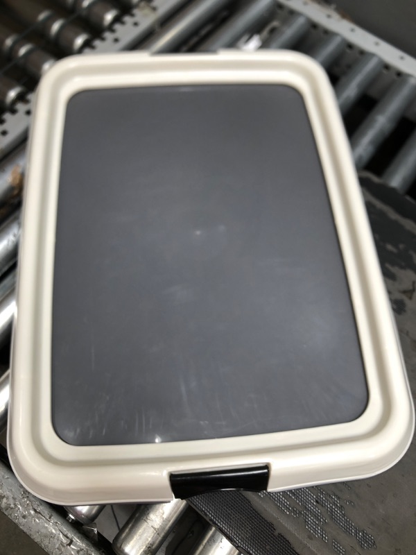 Photo 1 of Iris USA Square Pet Training Pad Holder Blue | Target