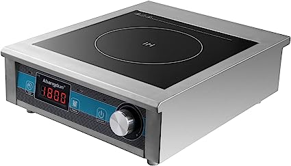 Photo 1 of **used** Commercial Grade Countertop Burner 1800 W /120V Commercial Induction Cooktop Hot Plate Portable Electric Stove for Cooking Abangdun
