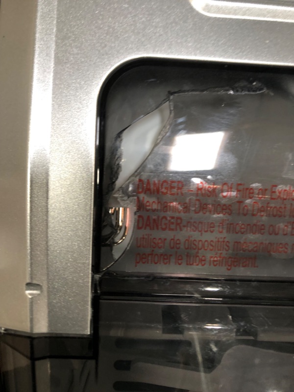 Photo 2 of FRIGIDAIRE EFIC189-Silver Compact Ice Maker, 26 lb per Day, Silver (Packaging May Vary) Silver Ice Maker