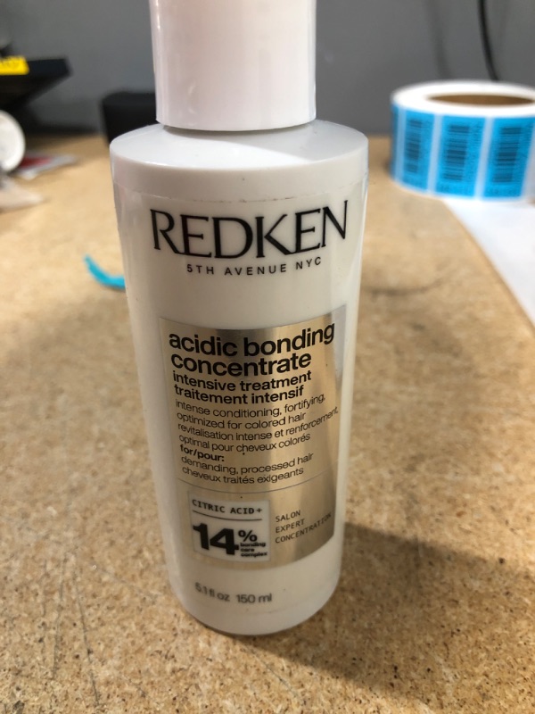 Photo 1 of REDKEN Bonding Treatment for Damaged Hair Repair | Acidic Bonding Concentrate | For All Hair Types 5.1 Fl Oz884486493866
