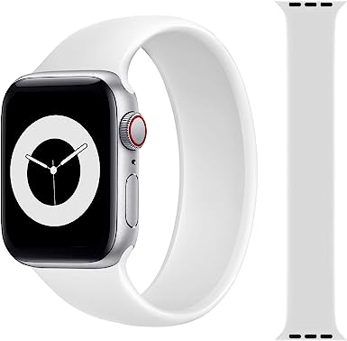 Photo 1 of Silicone Band Compatible With Apple Watch Ultra Band 38mm 40mm 41mm 42mm 44mm 45mm for Women Men, Sport Loop for iWatch Series SE 8/7/6/5/4/3/2/1