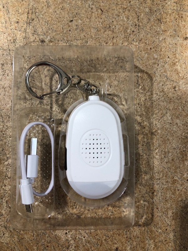 Photo 1 of Evershop Personal Alarm Safe Sound - 130dB USB Rechargeable Emergency Self Defense Keychain Siren Security Alarms Safety Devices for Women Kids Elderly with SOS Alert Panic Button LED Flashlight