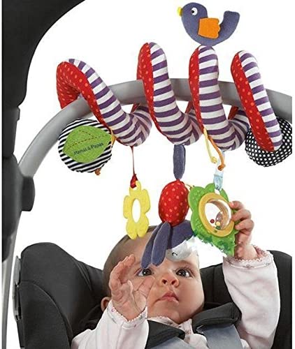 Photo 1 of BeeSpring Kid Baby Crib Cot Pram Hanging Rattles Spiral Stroller Car Seat Toy (2 set )